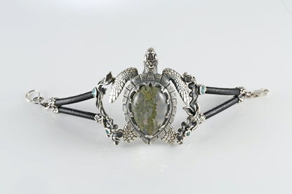 Sterling Silver Sea Turtle Bracelet