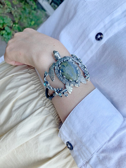 Sterling Silver Sea Turtle Bracelet