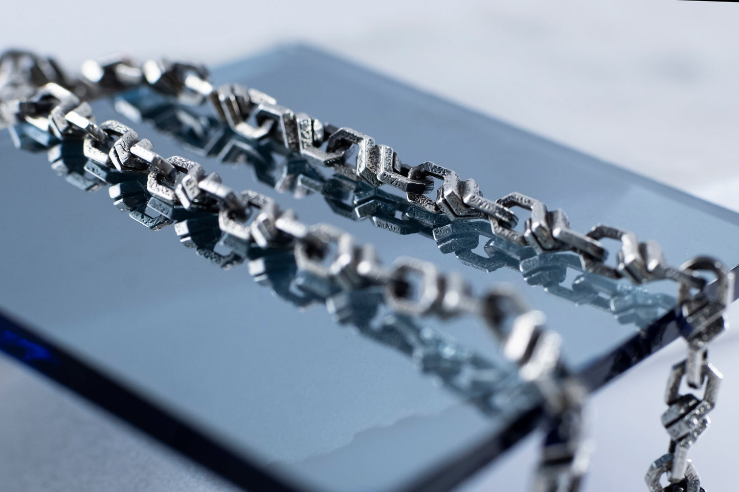 Sterling Silver Anchor Braided Bracelet