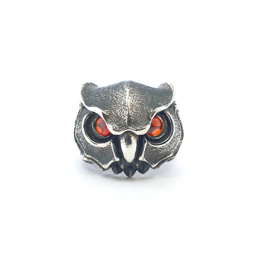 Sterling Silver Owl Ring