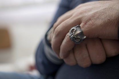 Sterling Silver Owl Ring