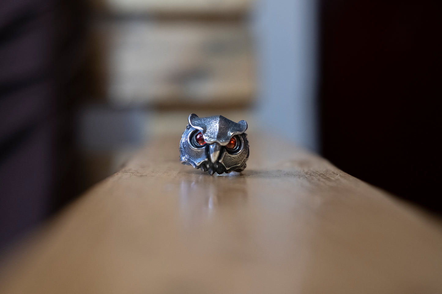 Sterling Silver Owl Ring