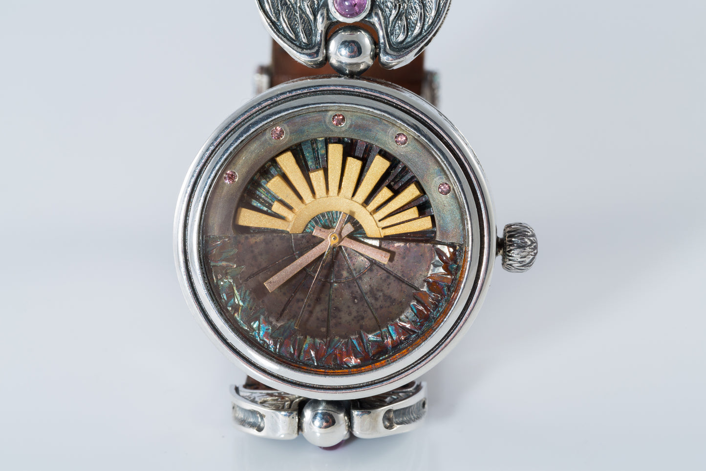 Sterling Silver watch "Sun"