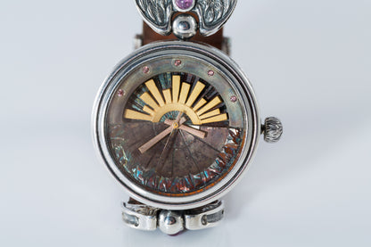Sterling Silver watch "Sun"