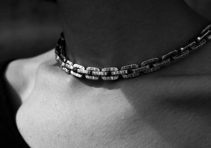 Sterling Silver Anchor Chain Necklace