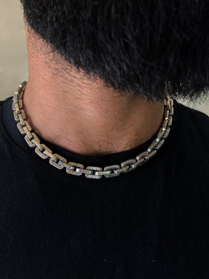 Sterling Silver Anchor Chain Necklace