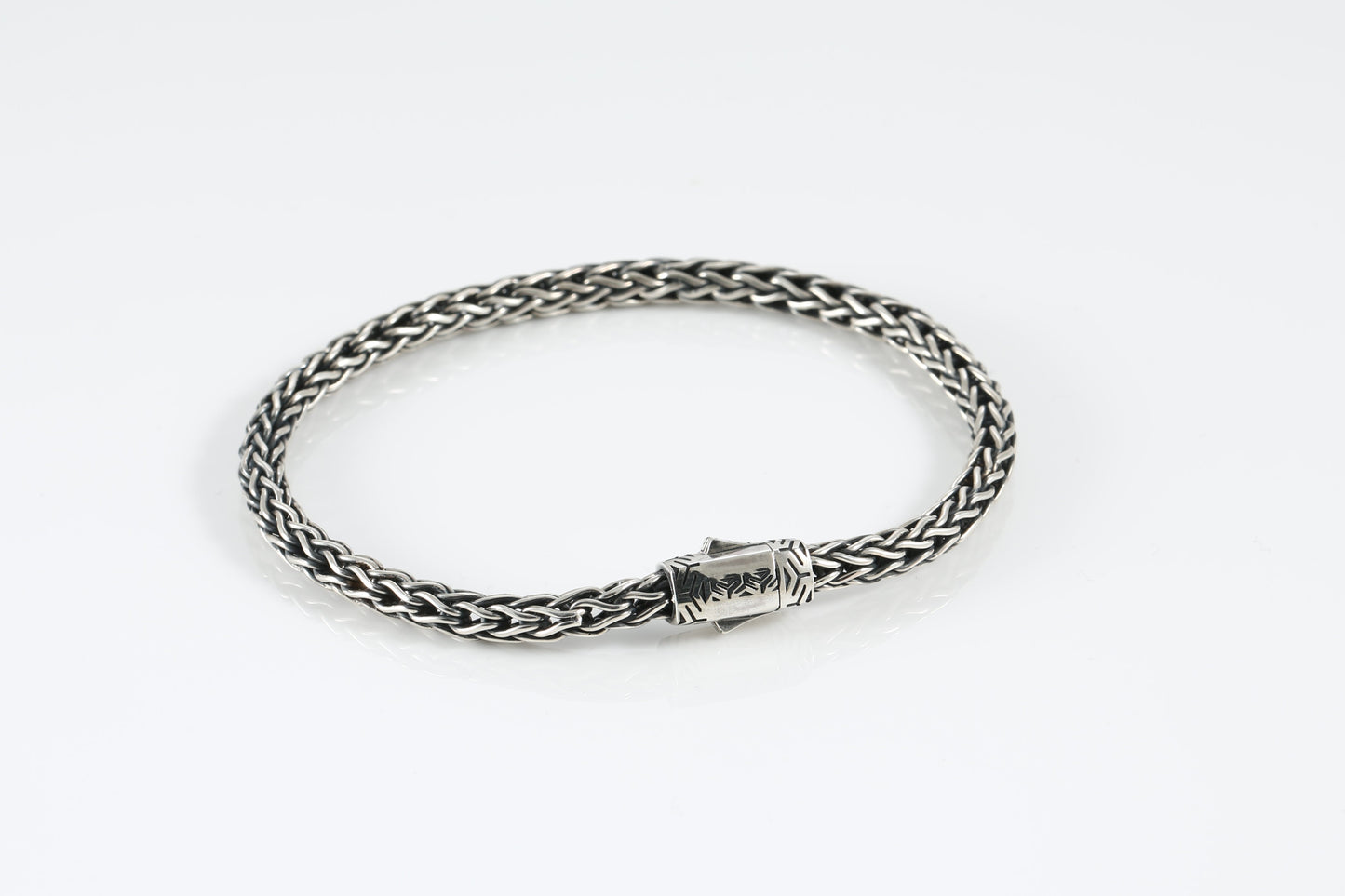 Men's Sterling Silver Woven Bracelet