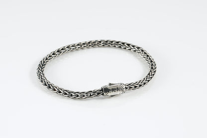 Men's Sterling Silver Woven Bracelet