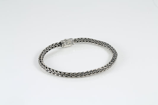 Men's Sterling Silver Woven Bracelet