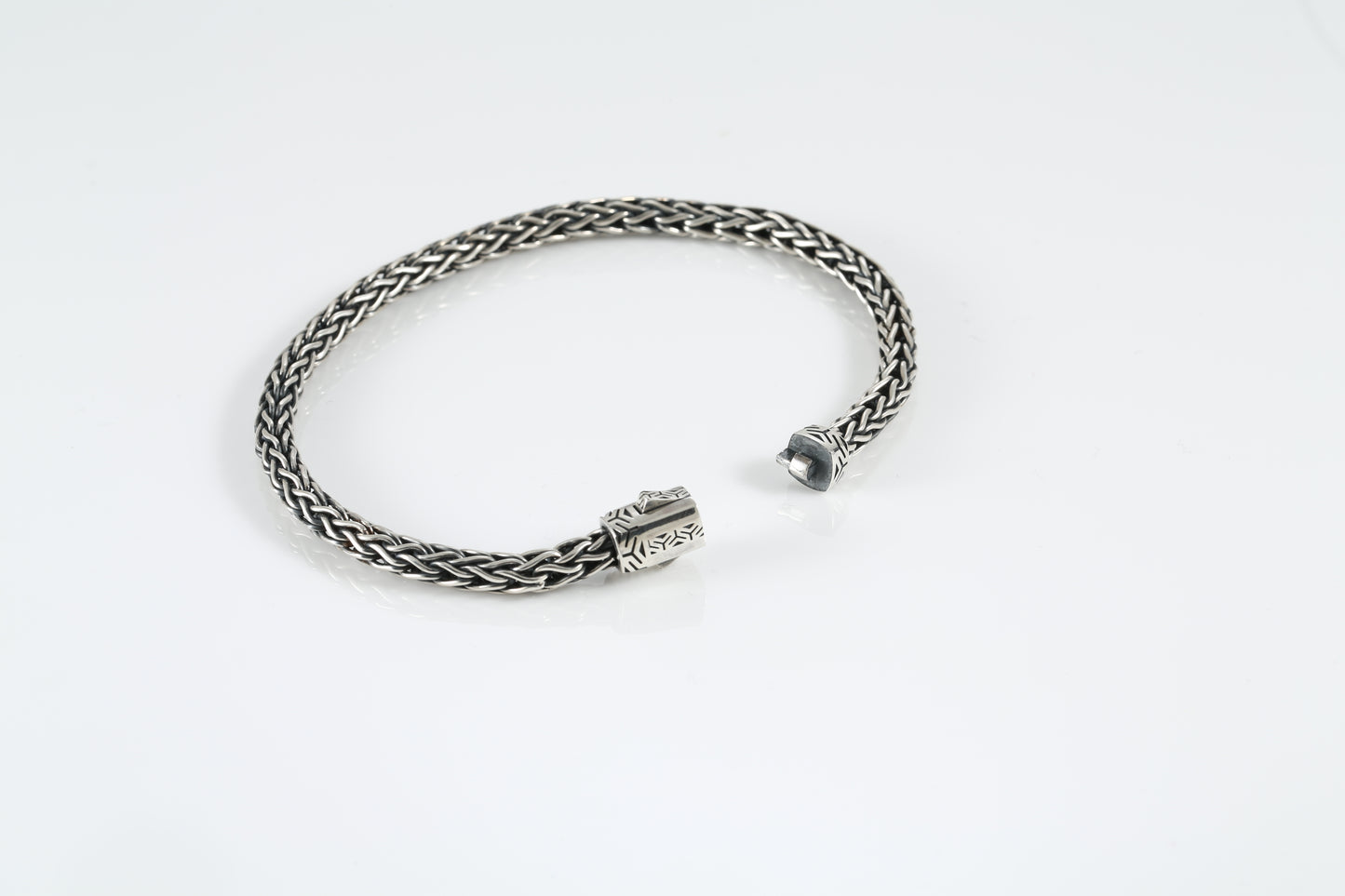Men's Sterling Silver Woven Bracelet