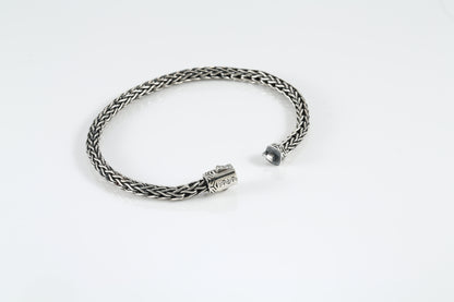 Men's Sterling Silver Woven Bracelet