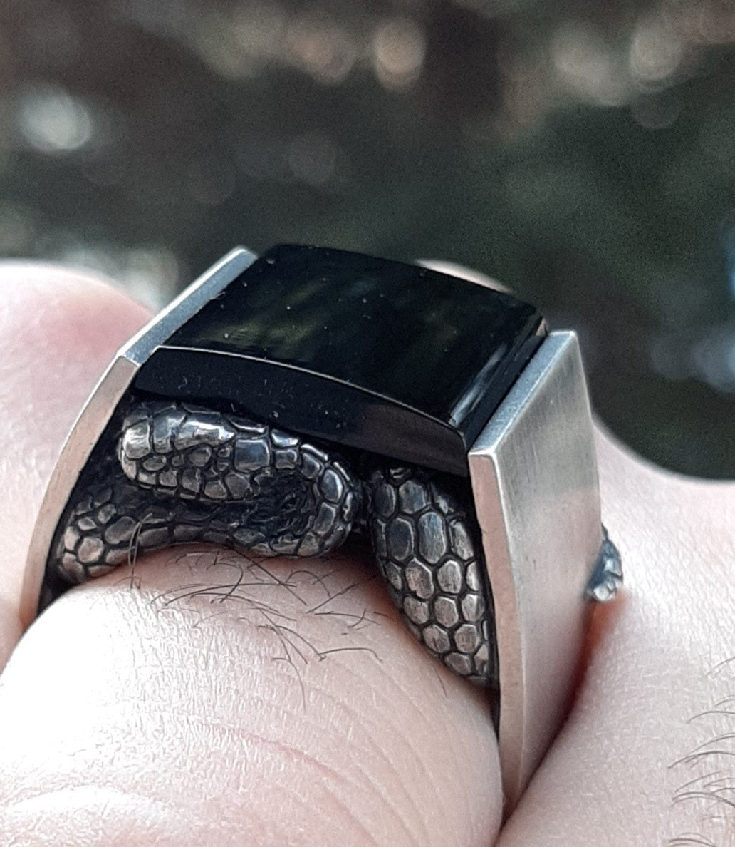 Sterling Silver Snake Ring