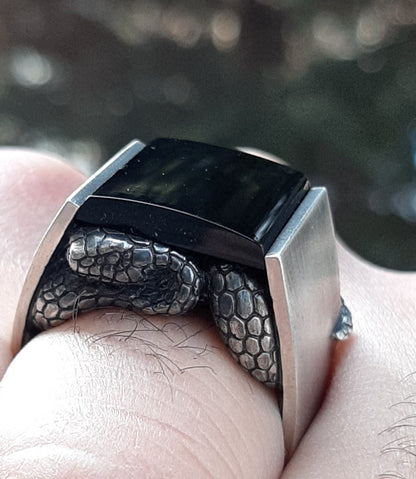 Sterling Silver Snake Ring