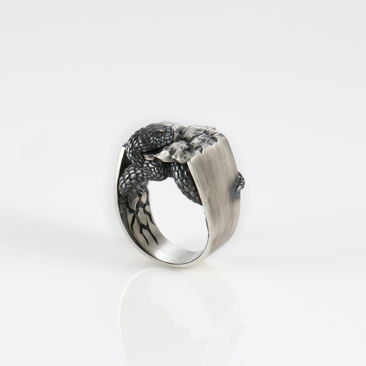 Sterling Silver Snake Ring