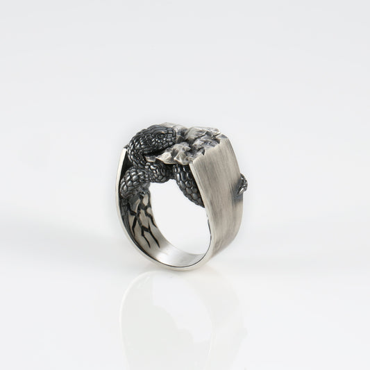 Sterling Silver Snake Ring