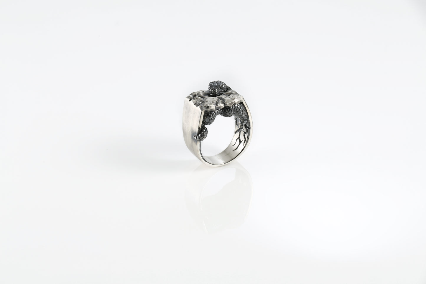 Sterling Silver Snake Ring