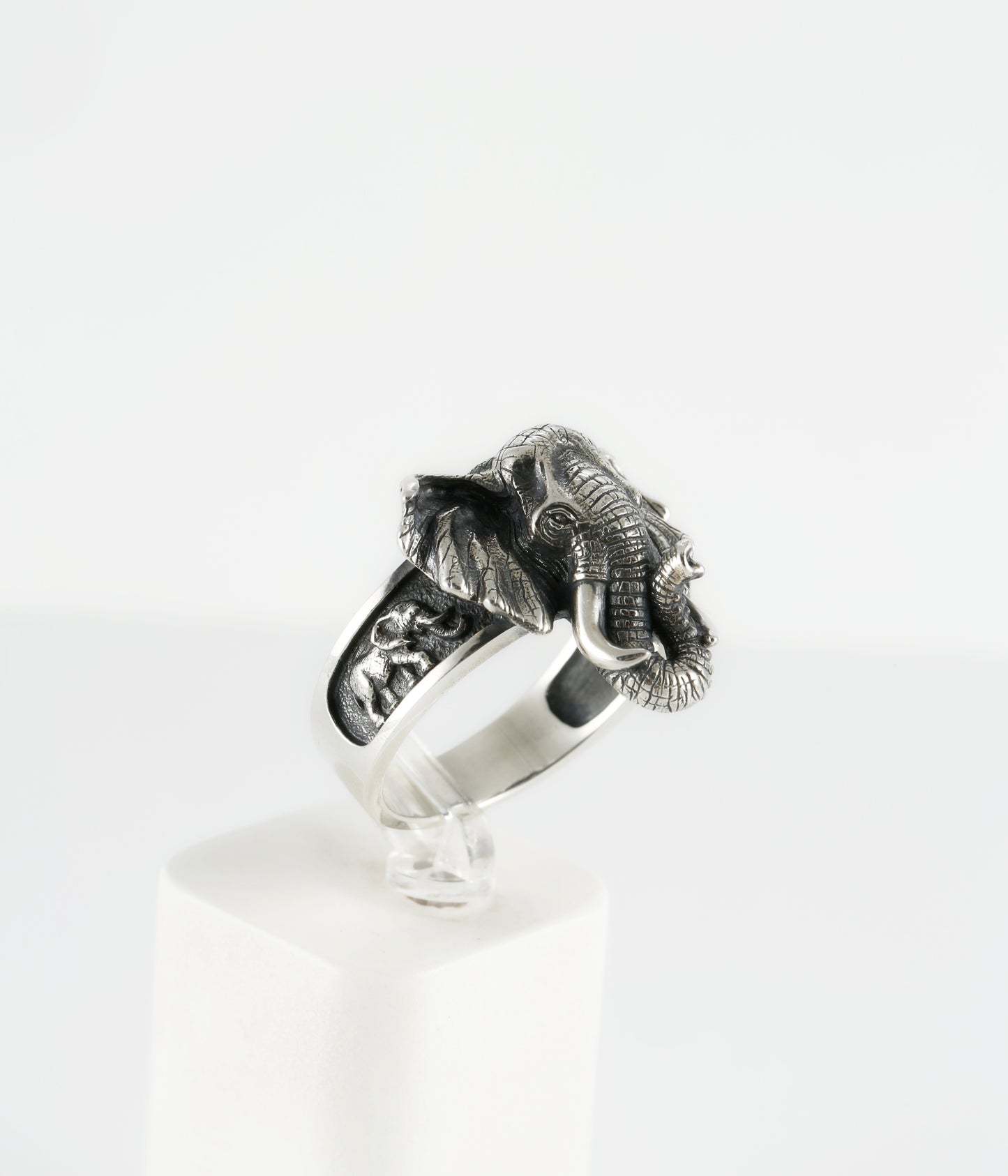 Sterling Silver Elephant  Ring