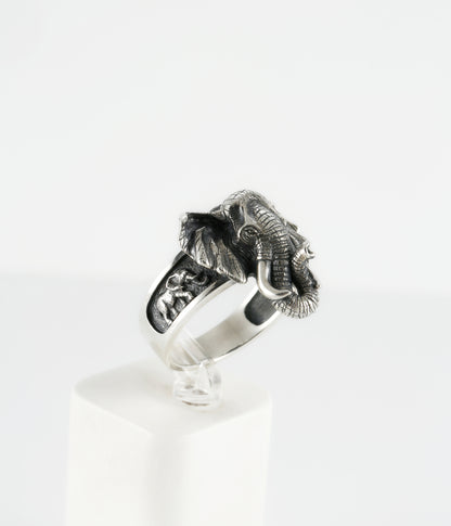 Sterling Silver Elephant  Ring
