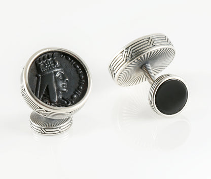 Tigran Coin Cufflinks  "Tigran Mec "