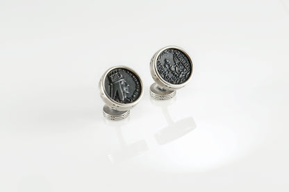 Tigran Coin Cufflinks  "Tigran Mec "