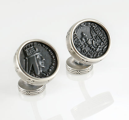 Tigran Coin Cufflinks  "Tigran Mec "