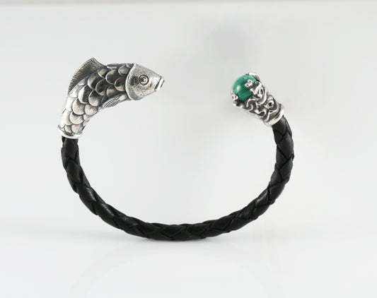 Sterling Silver Fish  Bracelet