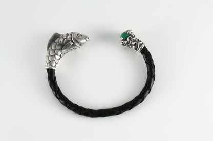 Sterling Silver Fish  Bracelet