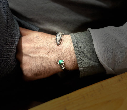 Sterling Silver Fish  Bracelet