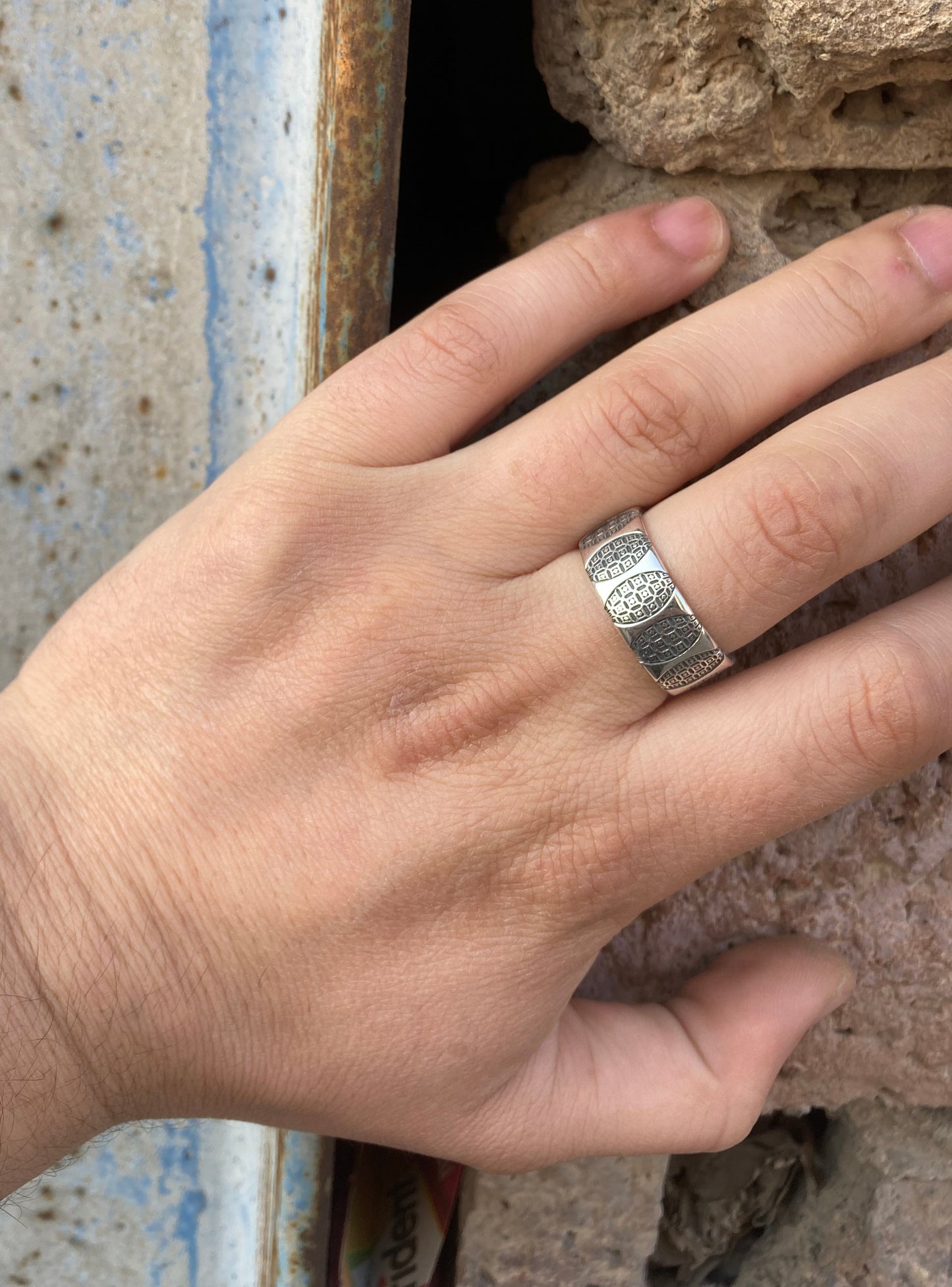 Men’s Sterling Silver Band Ring