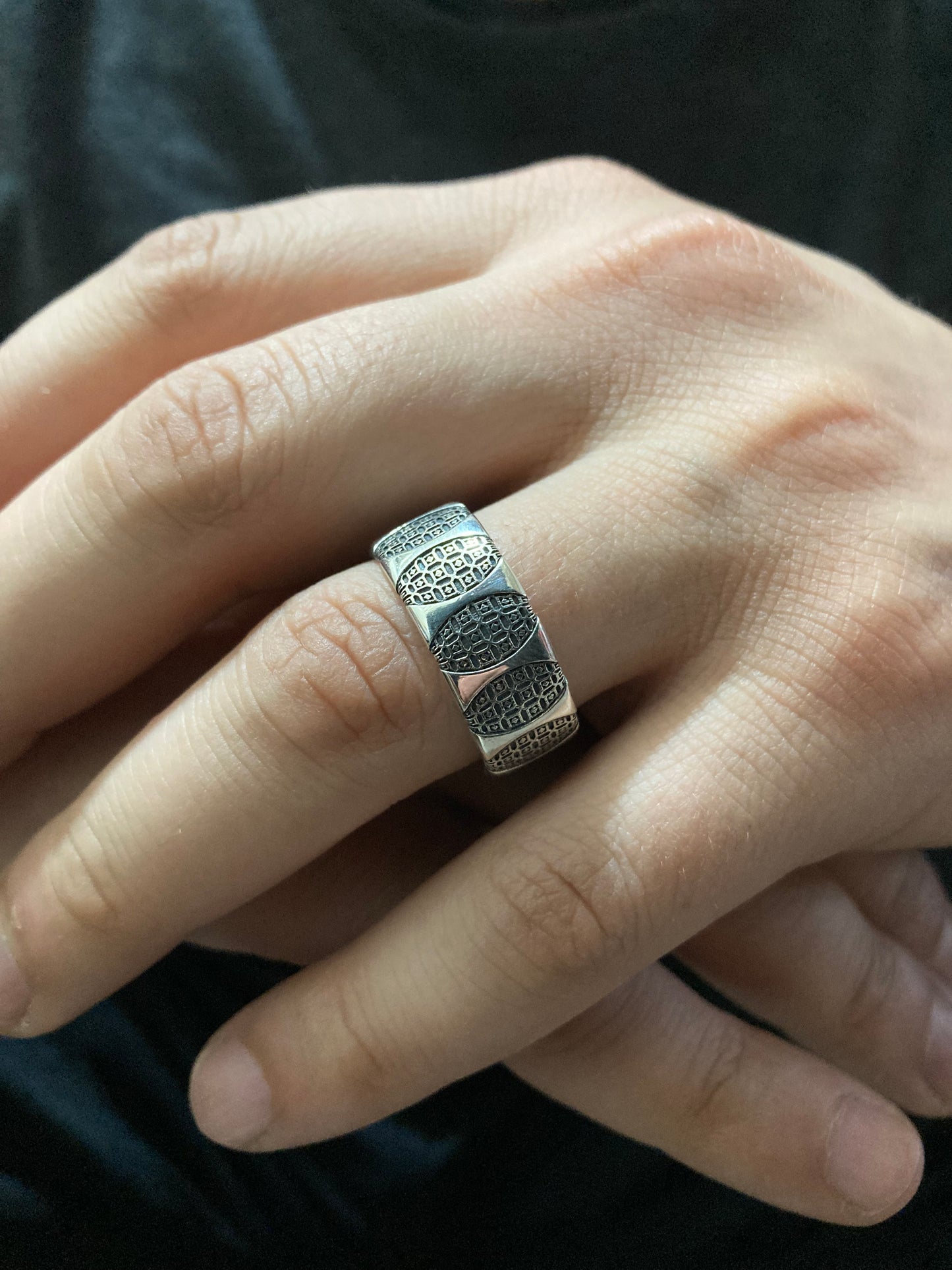 Men’s Sterling Silver Band Ring