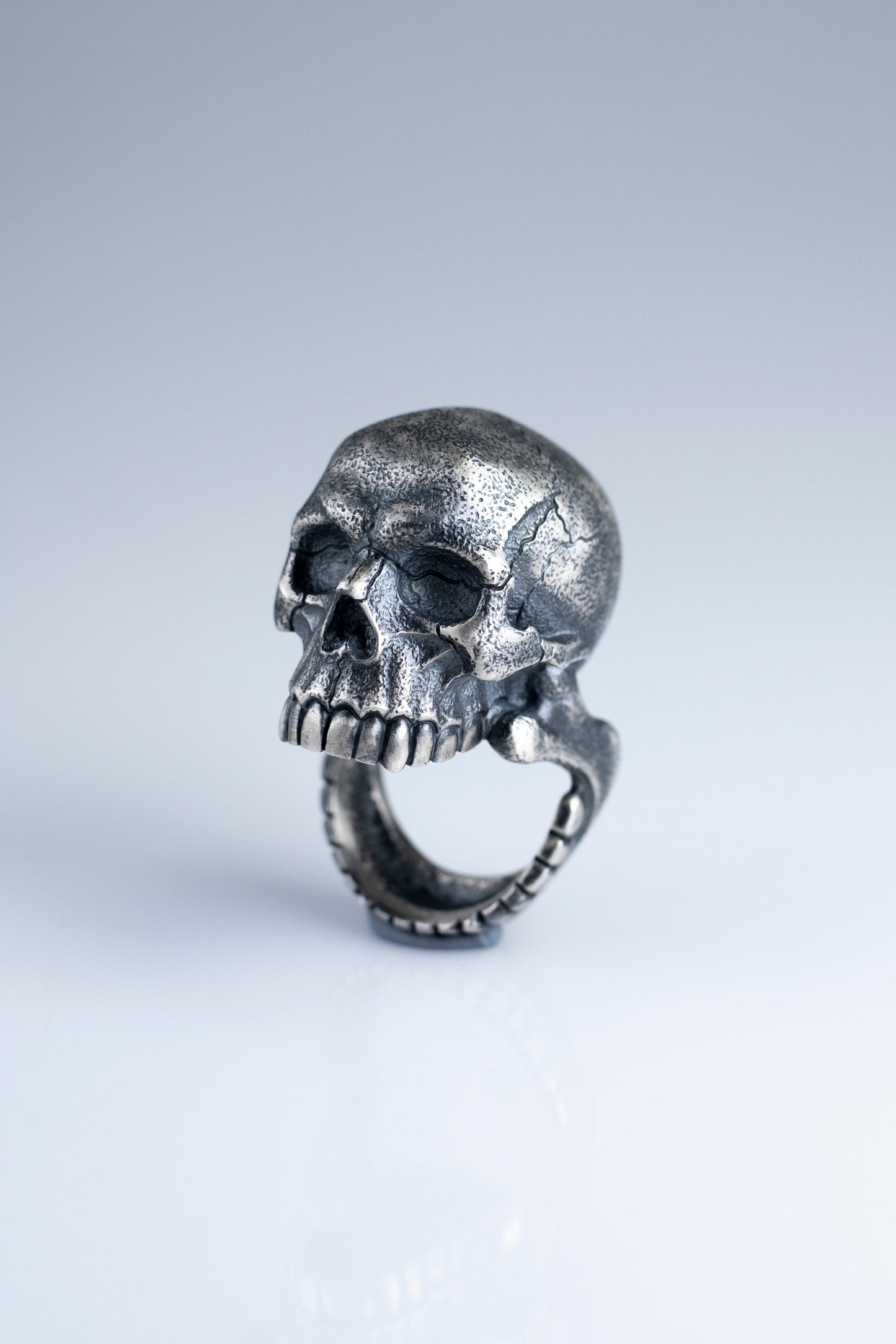 Heavyweight Sterling Silver Skull Ring