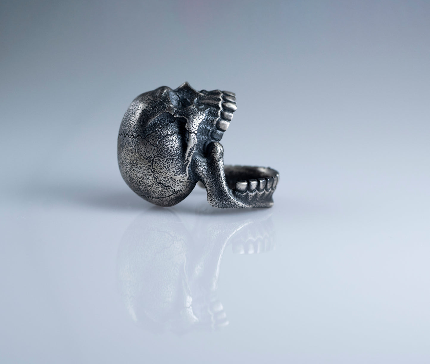 Heavyweight Sterling Silver Skull Ring