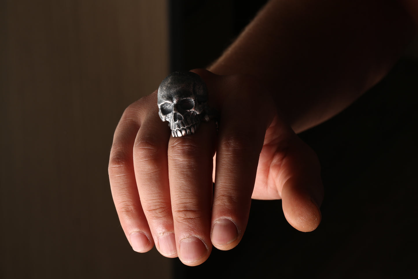 Heavyweight Sterling Silver Skull Ring
