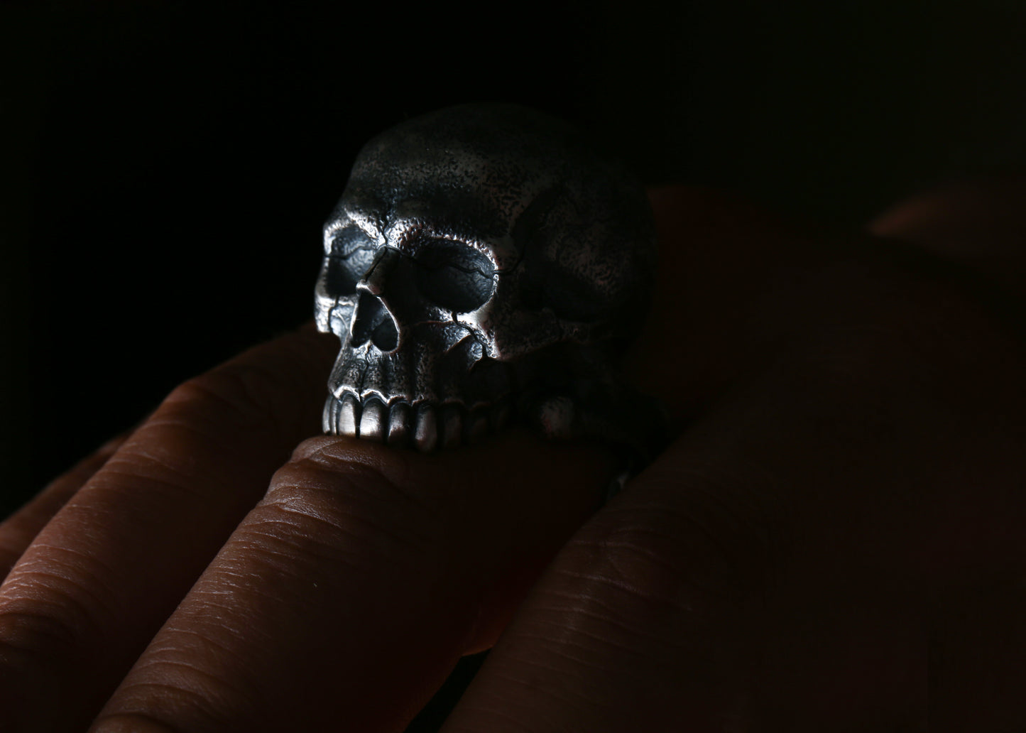 Heavyweight Sterling Silver Skull Ring