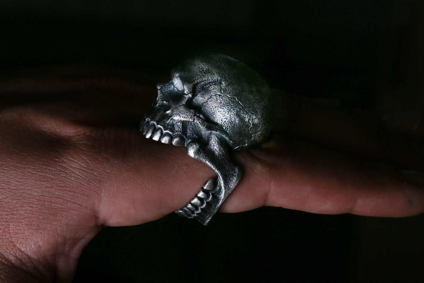 Heavyweight Sterling Silver Skull Ring