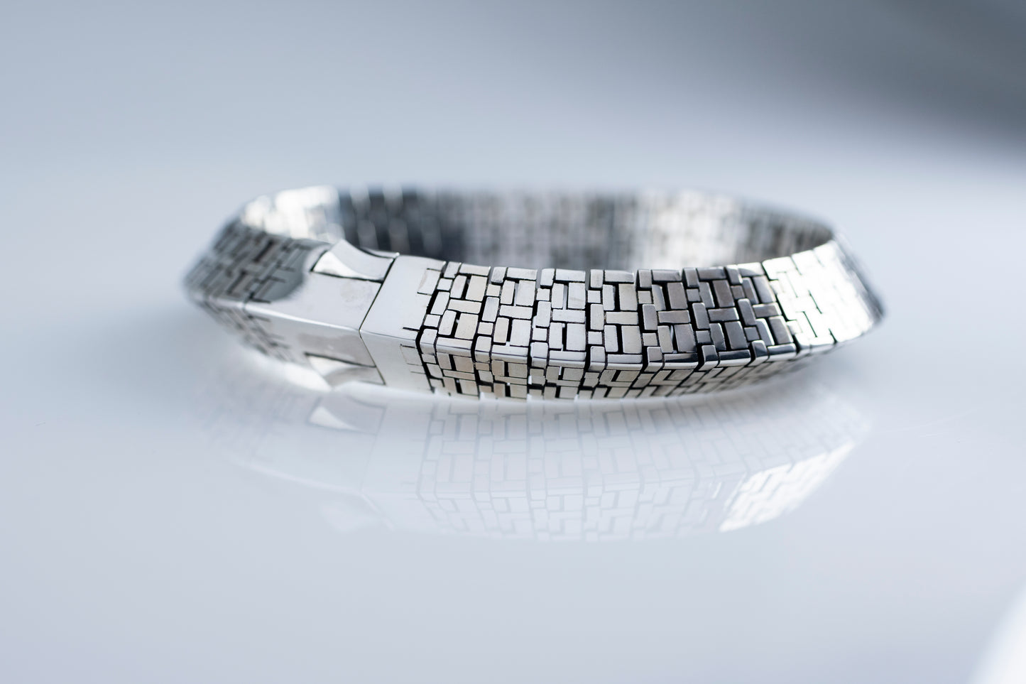 Sterling Silver Triangle Chain Bracelet