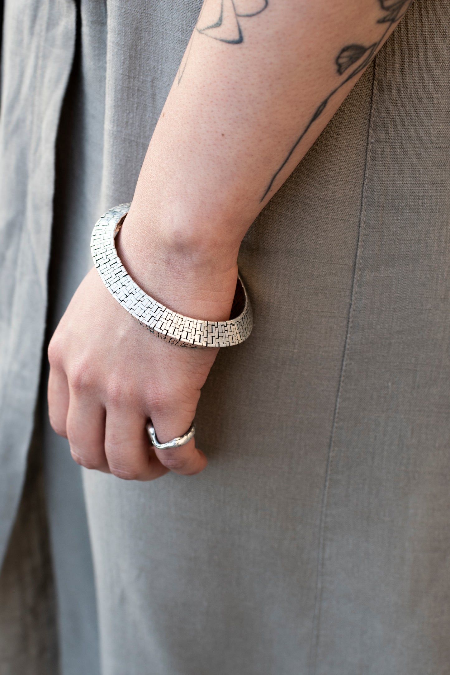 Sterling Silver Triangle Chain Bracelet