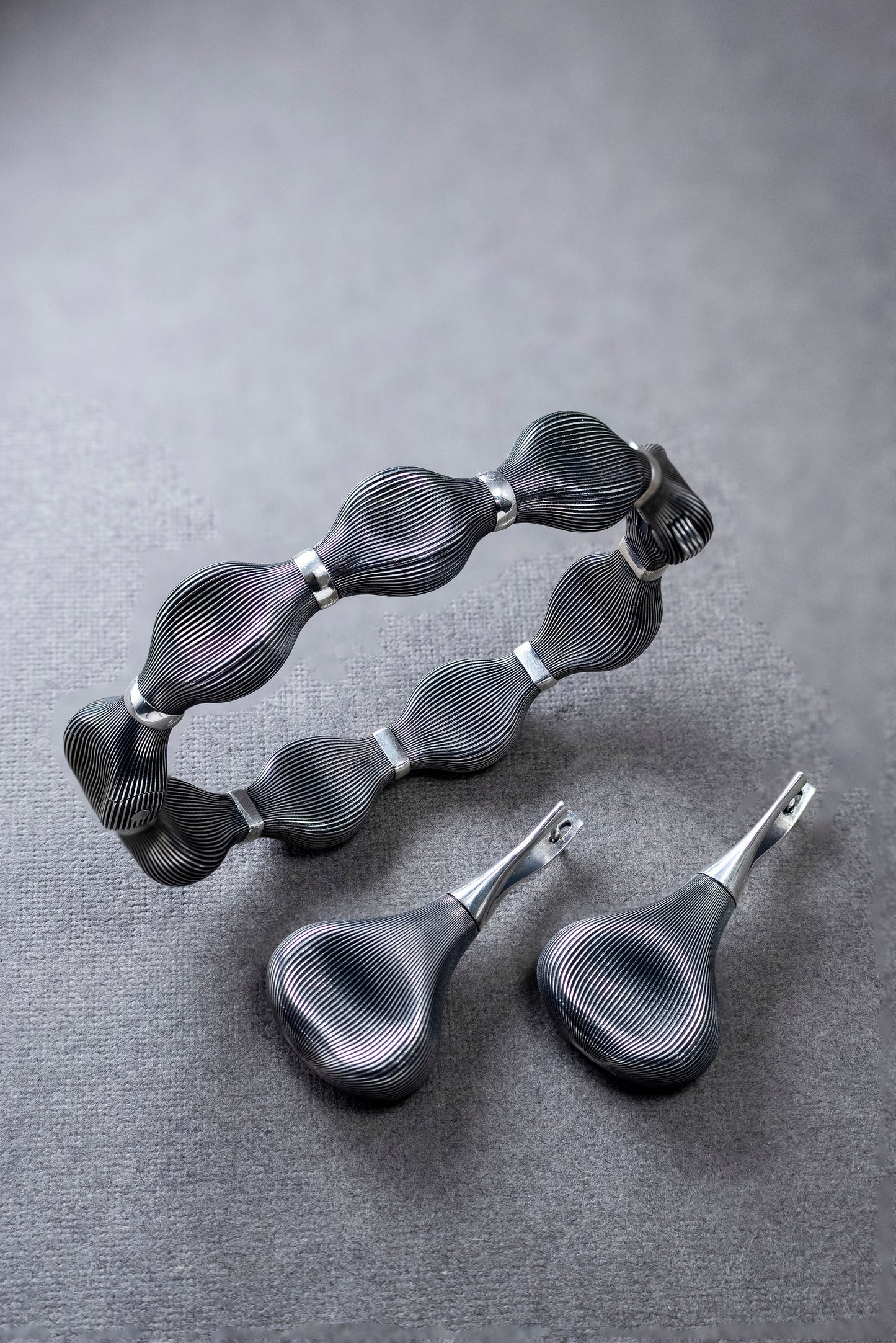 Textured Sterling Silver Teardrop Earrings: Lightweight Modern Jewelry