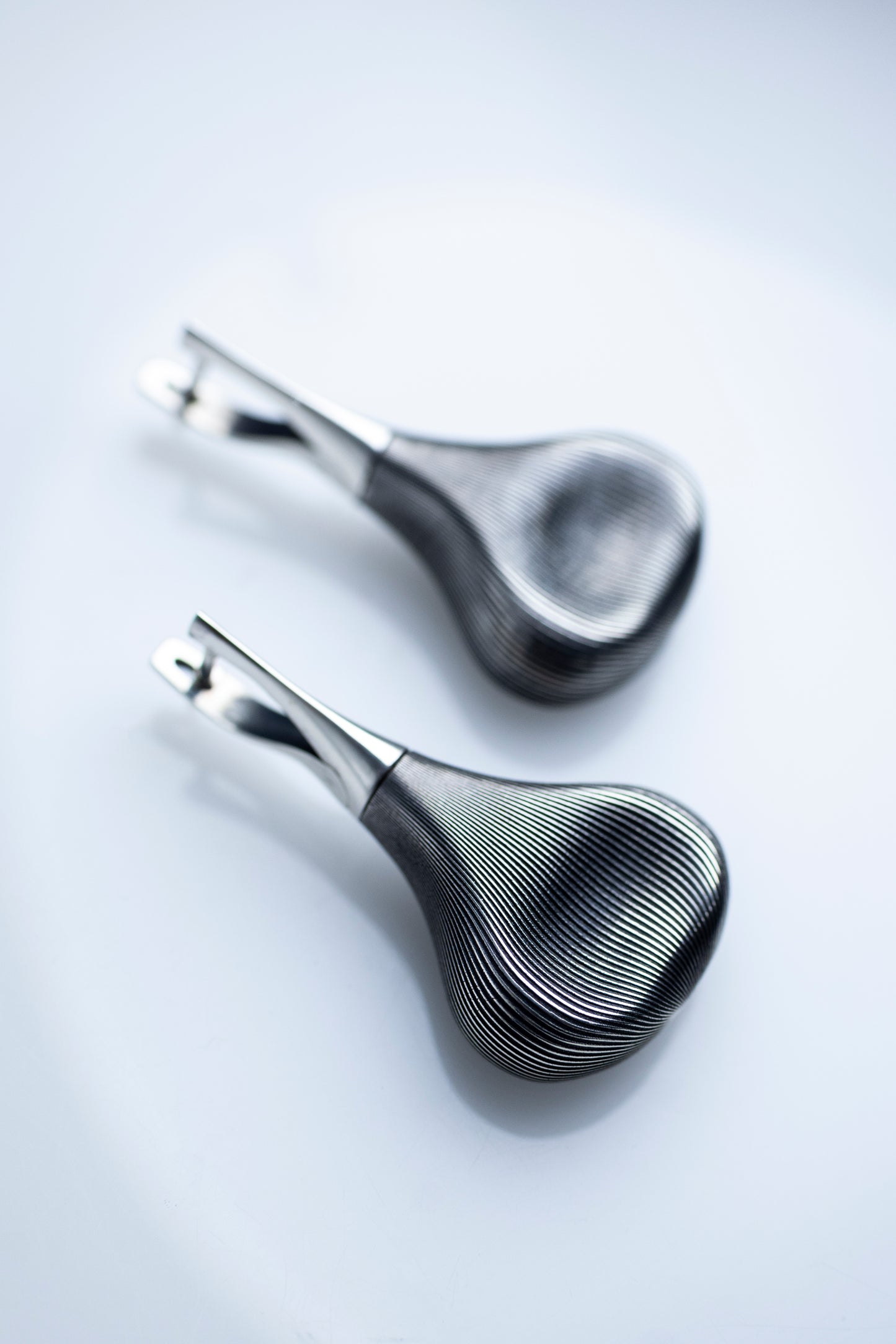 Textured Sterling Silver Teardrop Earrings: Lightweight Modern Jewelry