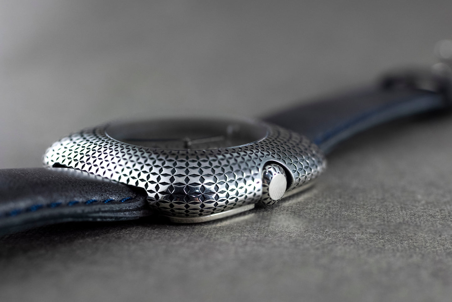 Handcrafted Sterling Silver 925 Watch | Geometric Dial Artisan Timepiece | Unisex Bihayna Design