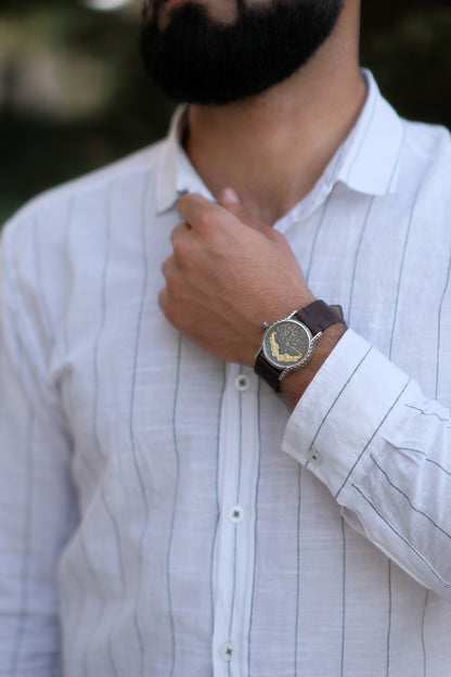 Handmade Sterling Silver Aries Watch