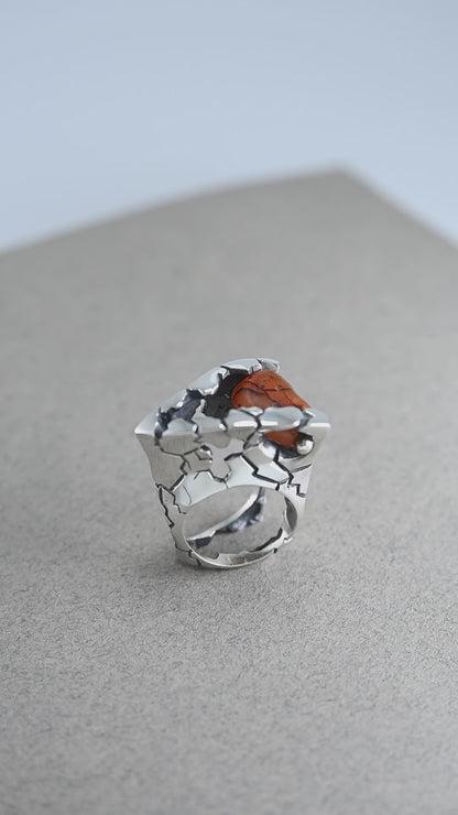 Sterling Silver Statement Ring  "INVASION"
