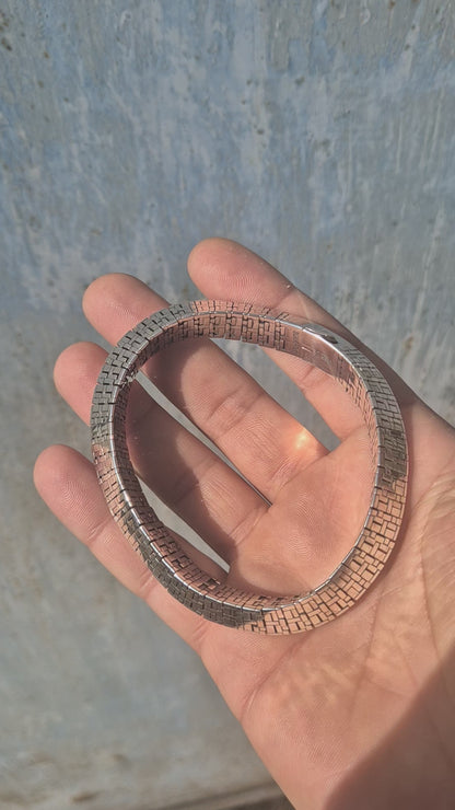 Sterling Silver Triangle Chain Bracelet