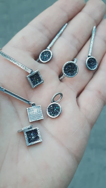 Dangle Square Earrings