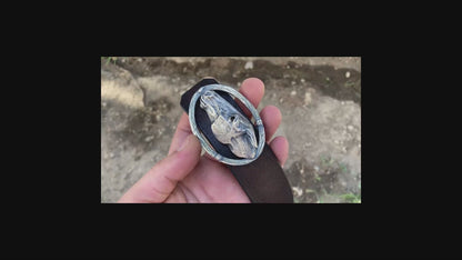 Handmade Sterling Silver Horse Head Belt Buckle