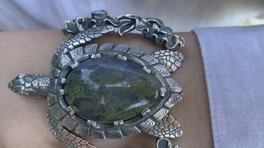 Sterling Silver Sea Turtle Bracelet