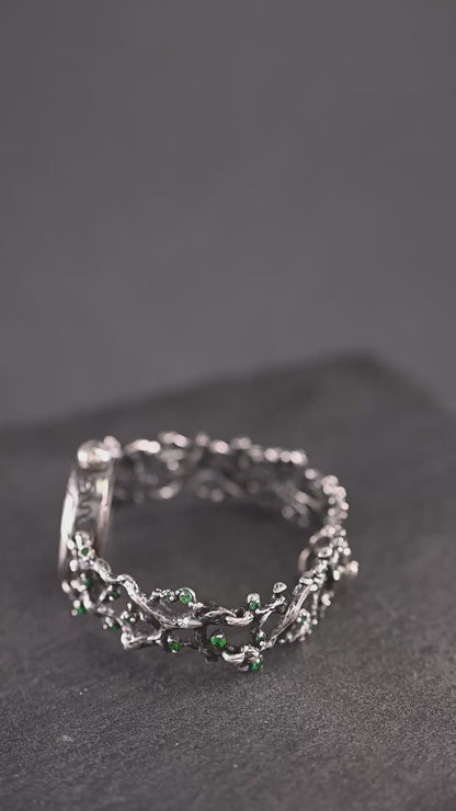 Sterling Silver Tree Branch Watch