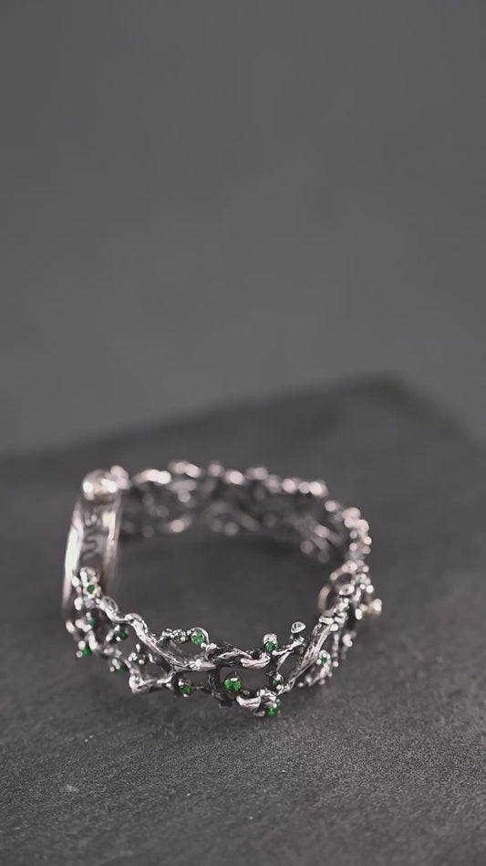 Sterling Silver Tree Branch Watch