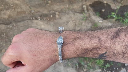 Men's Lion Head Bracelet