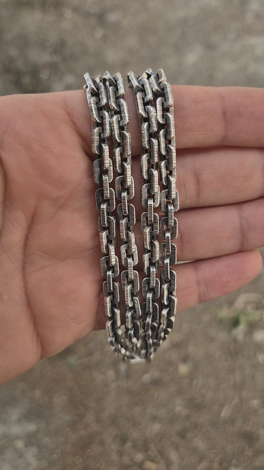 Sterling Silver Box Chain Bracelet